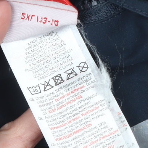 Result Boys Blue Waterproof Hooded Rain Coat 13-14 Years