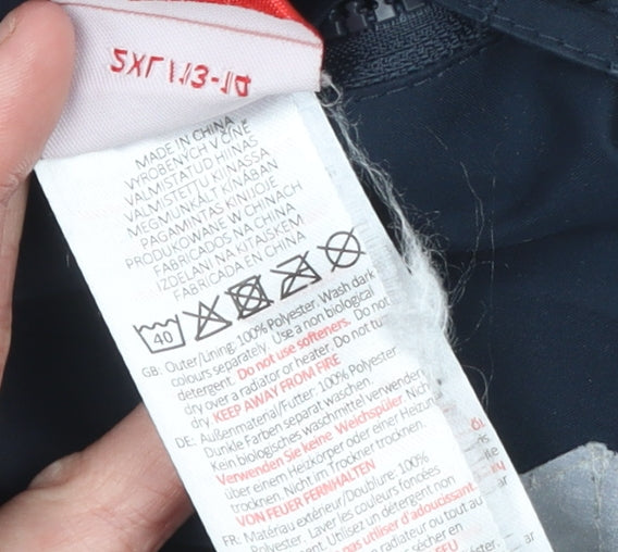 Result Boys Blue Waterproof Hooded Rain Coat 13-14 Years