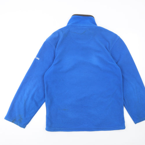 Regatta Men’s Blue Fleece Full Zip Basic Jacket Size S Outdoor Walking