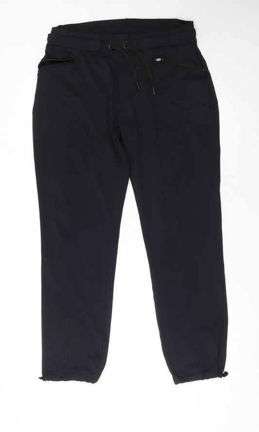 Next Women's Black Jogger Style Activewear Trousers Size 16