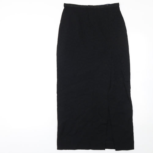 French Connection Women's Black Long Straight Skirt M