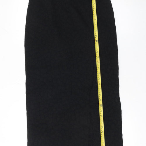 French Connection Women's Black Long Straight Skirt M