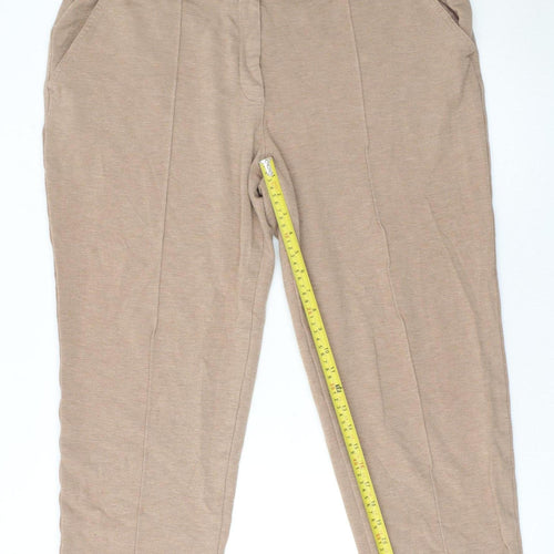 Marks and Spencer Women’s Beige Size 20 Jersey Trousers