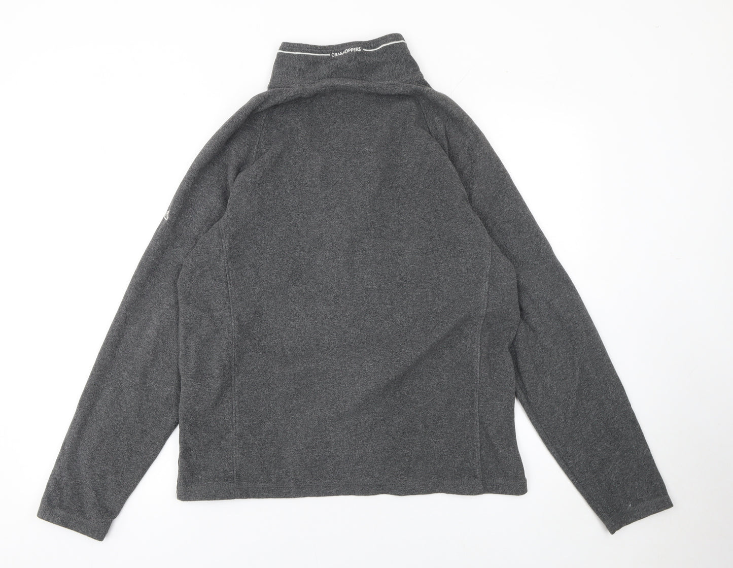 Craghoppers Men's Grey Fleece 1/4 Zip Pullover Sweatshirt L