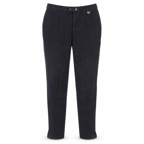 Rhinegold Mens Black Large Riding Trousers Stretch Cotton Blend
