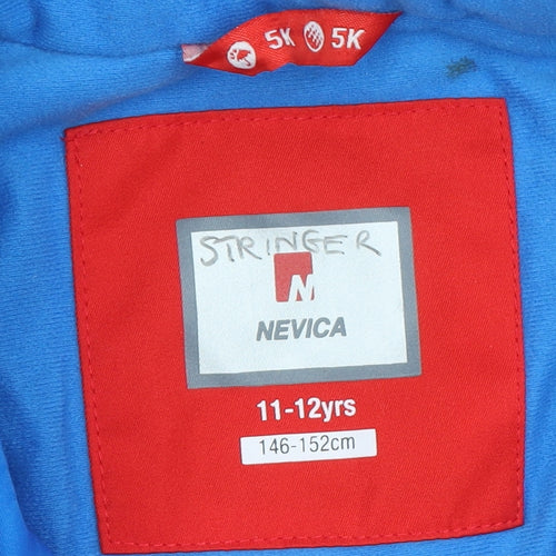 Nevica Boys Red Blue White Ski Jacket 11-12 Years Waterproof Winter Coat