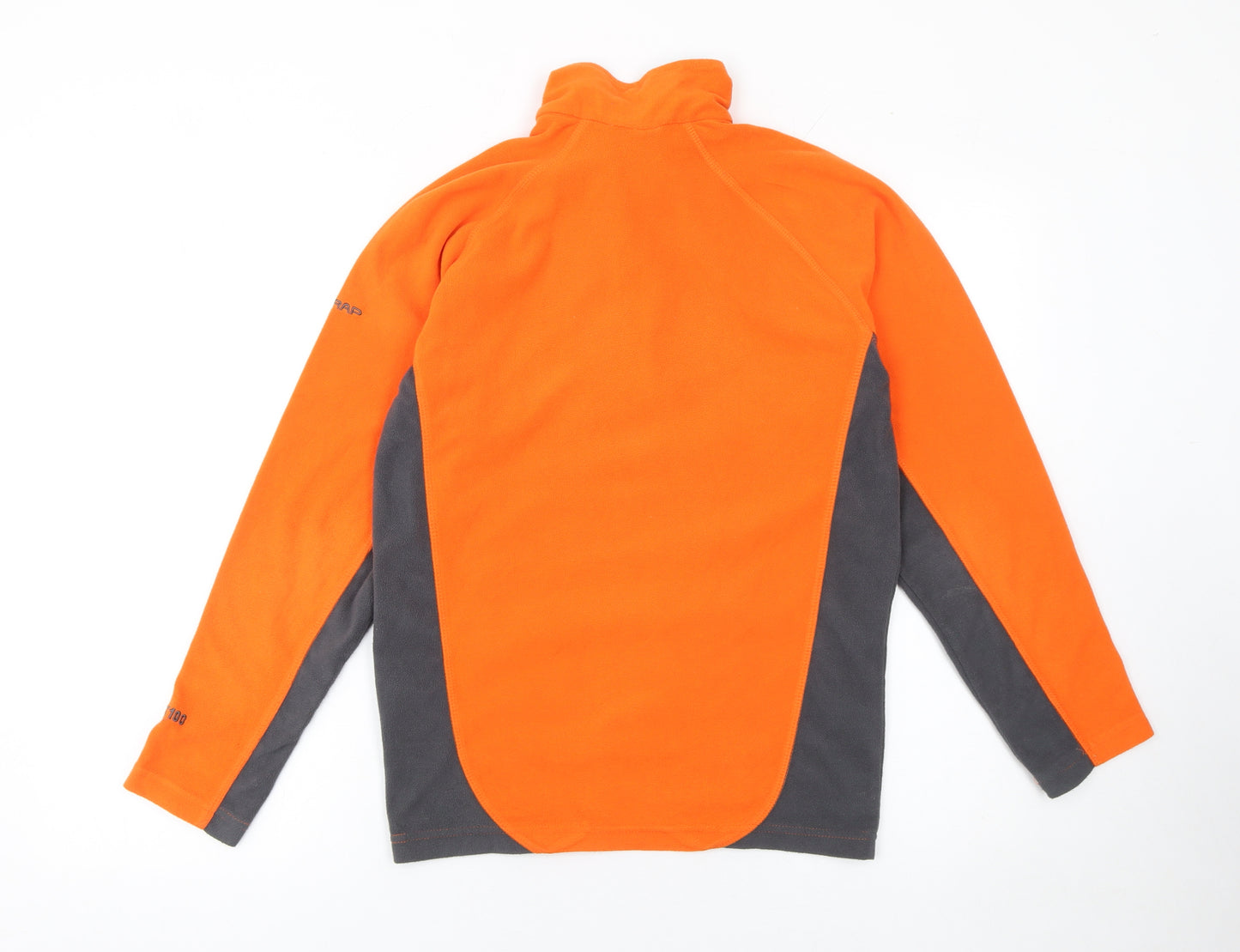 Trespass Men's Orange XS 1/4 Zip Fleece Pullover Sweatshirt