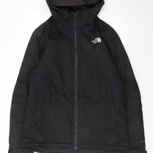 The North Face Men's Black L Waterproof Hooded Rain Jacket