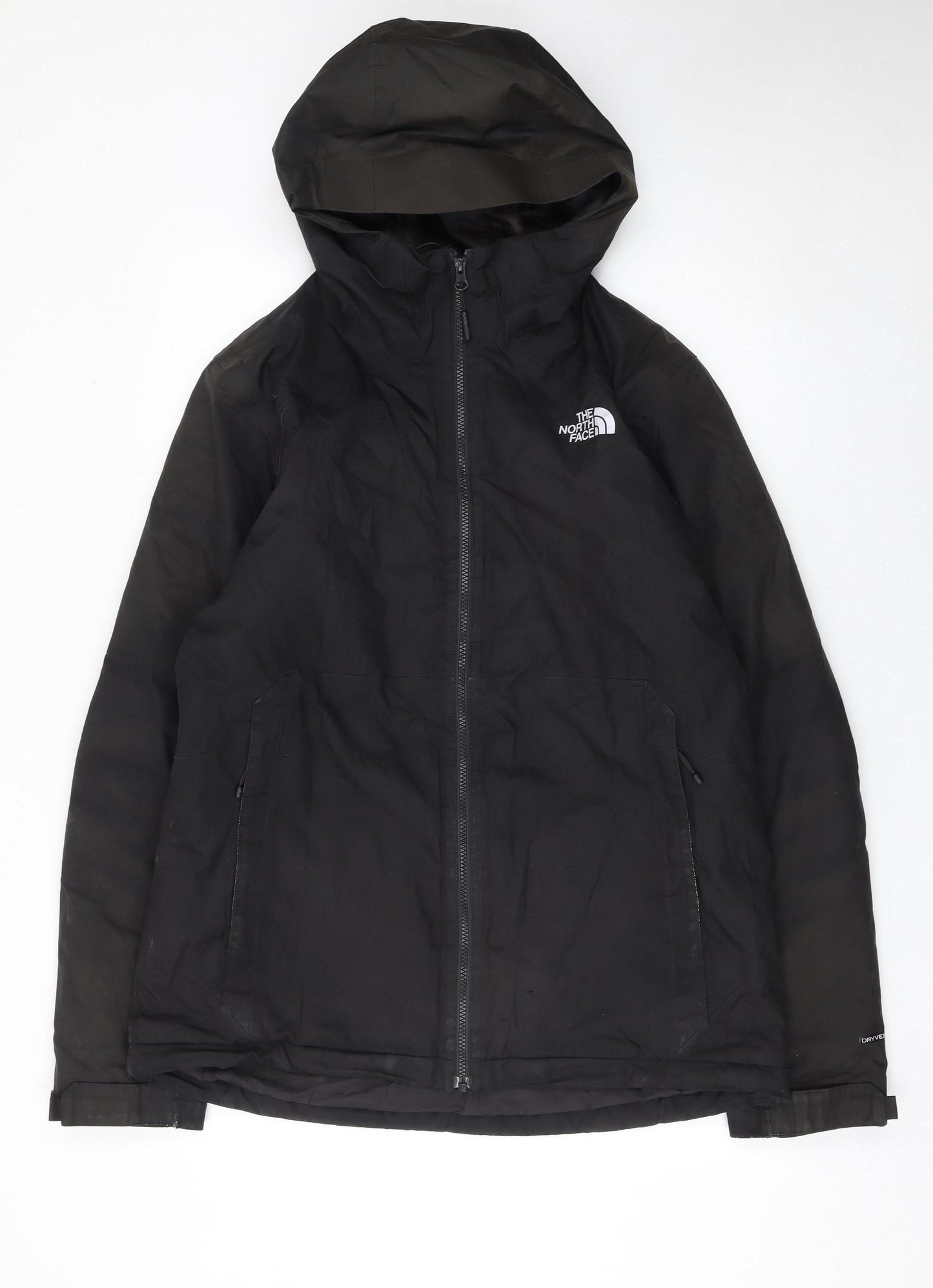 The North Face Men's Black L Waterproof Hooded Rain Jacket