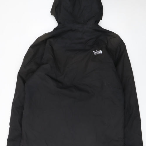 The North Face Men's Black L Waterproof Hooded Rain Jacket
