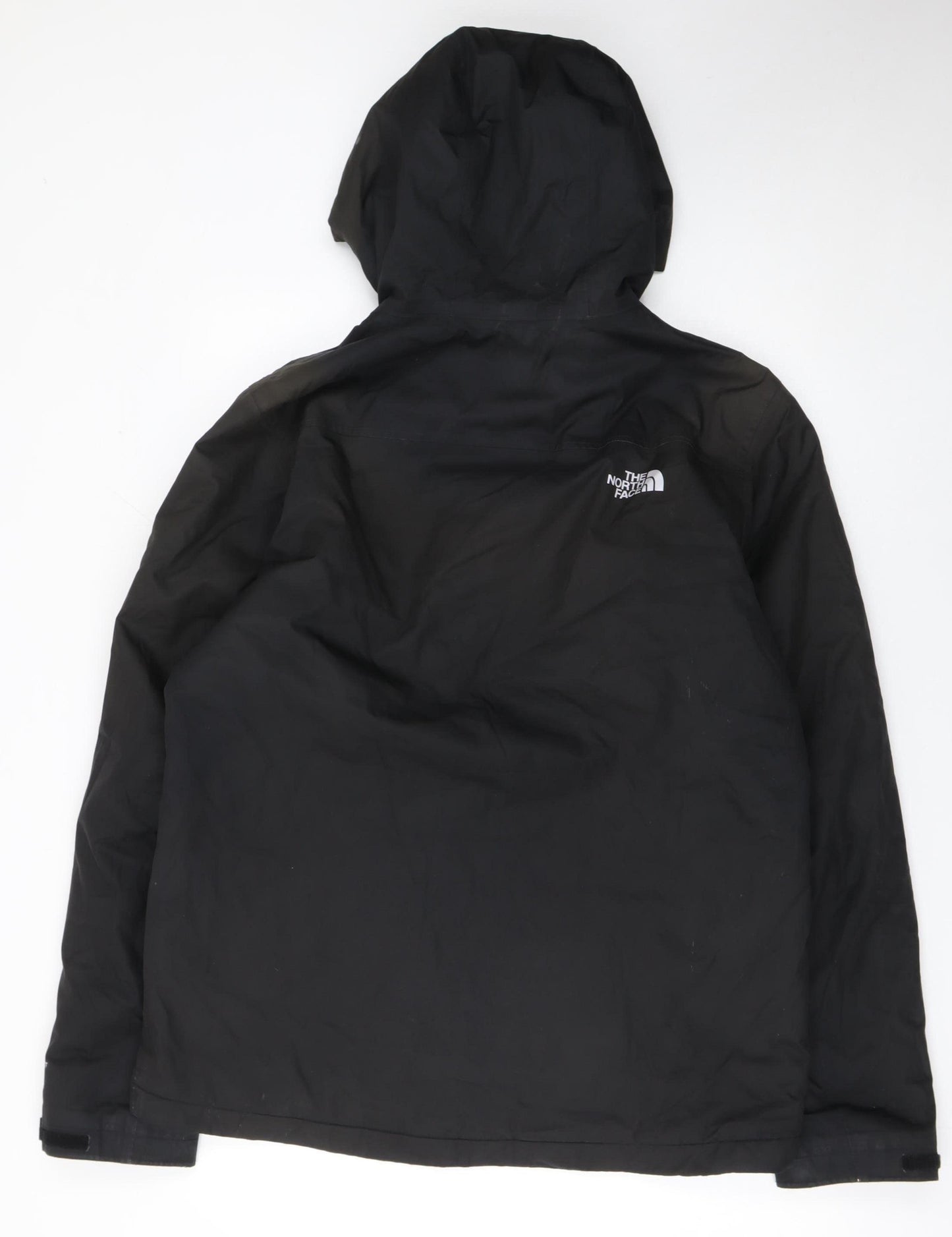 The North Face Men's Black L Waterproof Hooded Rain Jacket