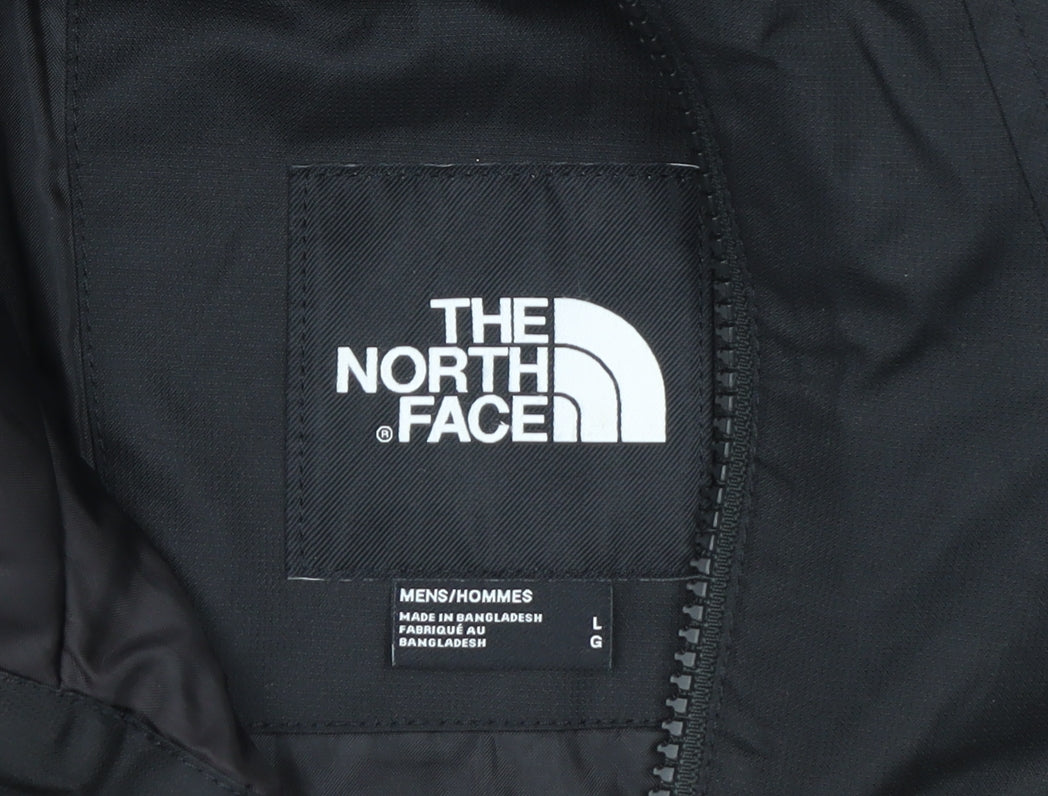 The North Face Men's Black L Waterproof Hooded Rain Jacket