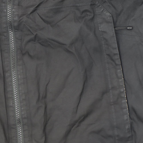 The North Face Men's Black L Waterproof Hooded Rain Jacket