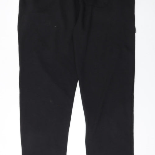 Slazenger Mens Black XXL Jogger Sweatpants Cotton Blend Relaxed Fit