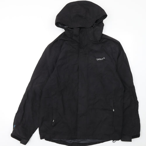 Gelert Men’s Black Waterproof Hooded Rain Jacket M