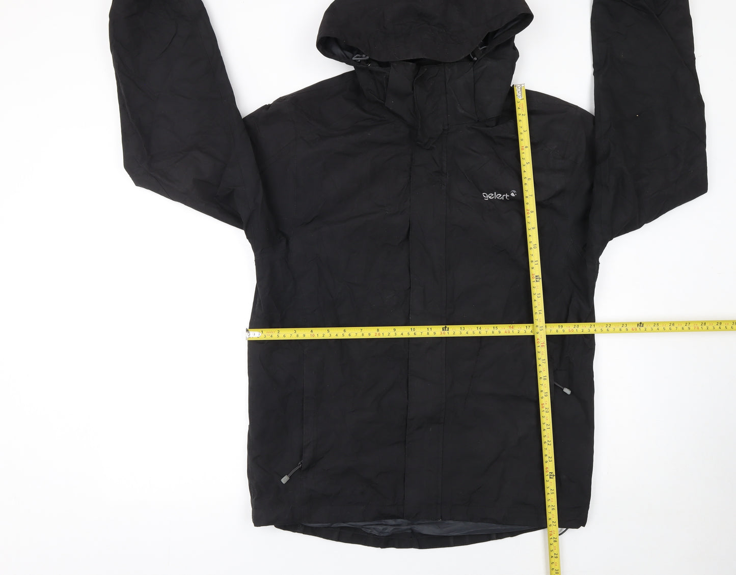 Gelert Men’s Black Waterproof Hooded Rain Jacket M