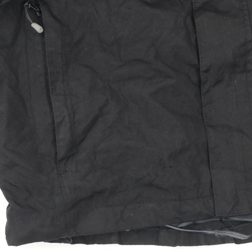 Gelert Men’s Black Waterproof Hooded Rain Jacket M