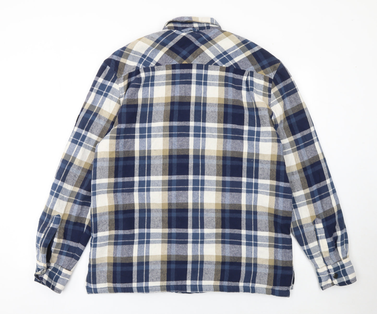 Regatta Great Outdoors Men's Blue Checked Long Sleeve Cotton Shirt L