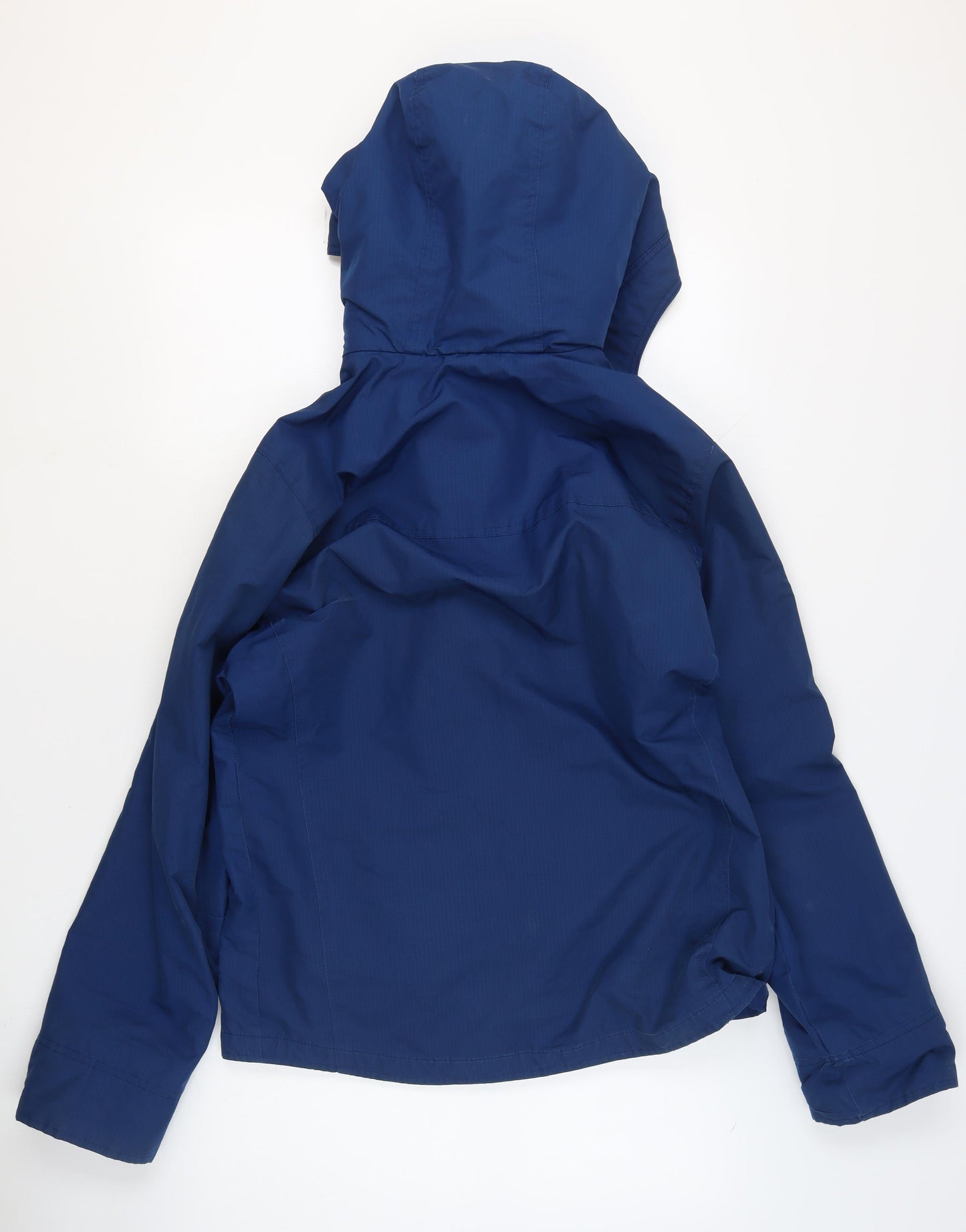 Hollister Men's Blue L All-Weather Hooded Waterproof Jacket