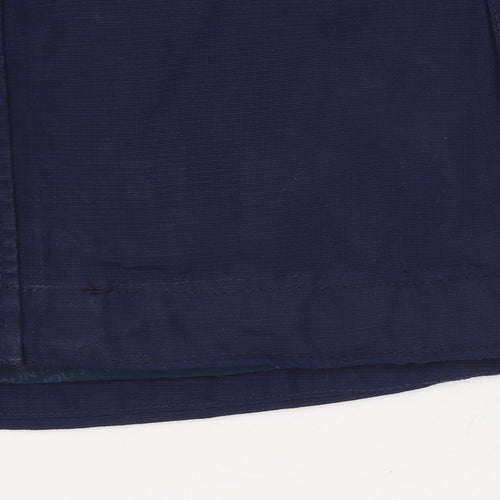 Mountain Warehouse Mens Blue XS Waterproof Hooded Parka Jacket