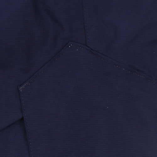 Mountain Warehouse Mens Blue XS Waterproof Hooded Parka Jacket