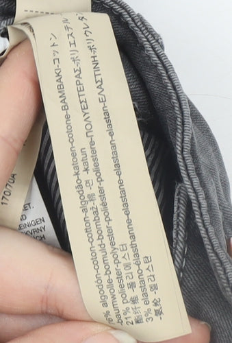 Massimo Dutti Men’s Grey Skinny Fit Denim Jeans Size 28