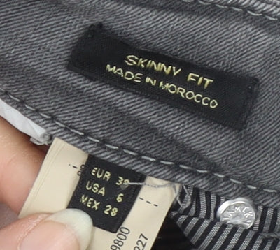 Massimo Dutti Men’s Grey Skinny Fit Denim Jeans Size 28