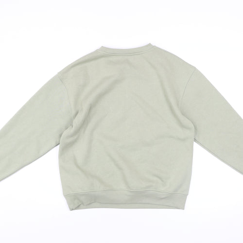 Dunnes Stores Womens Light Green Pullover Sweatshirt Small Crew Neck