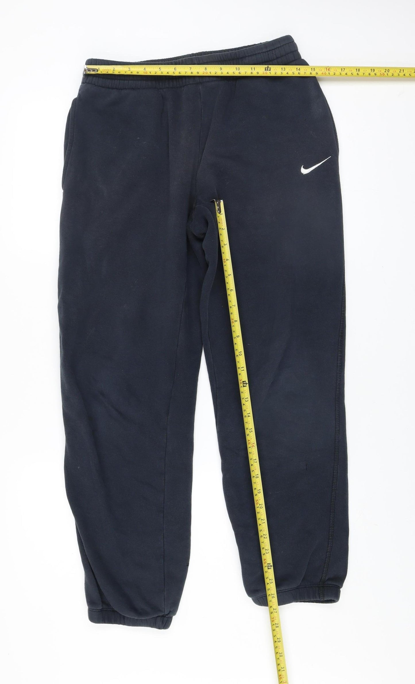 Nike Men's Black Fleece Jogger Sweatpants Size S Regular Fit