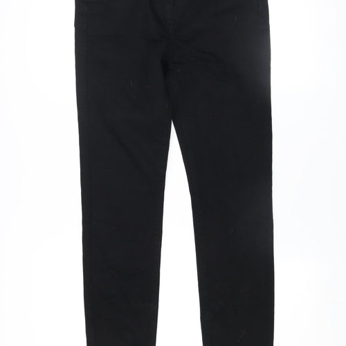 Next Women's Black Skinny Jeans Size 10 Regular Stretch Denim