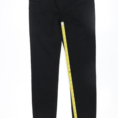 Next Women's Black Skinny Jeans Size 10 Regular Stretch Denim