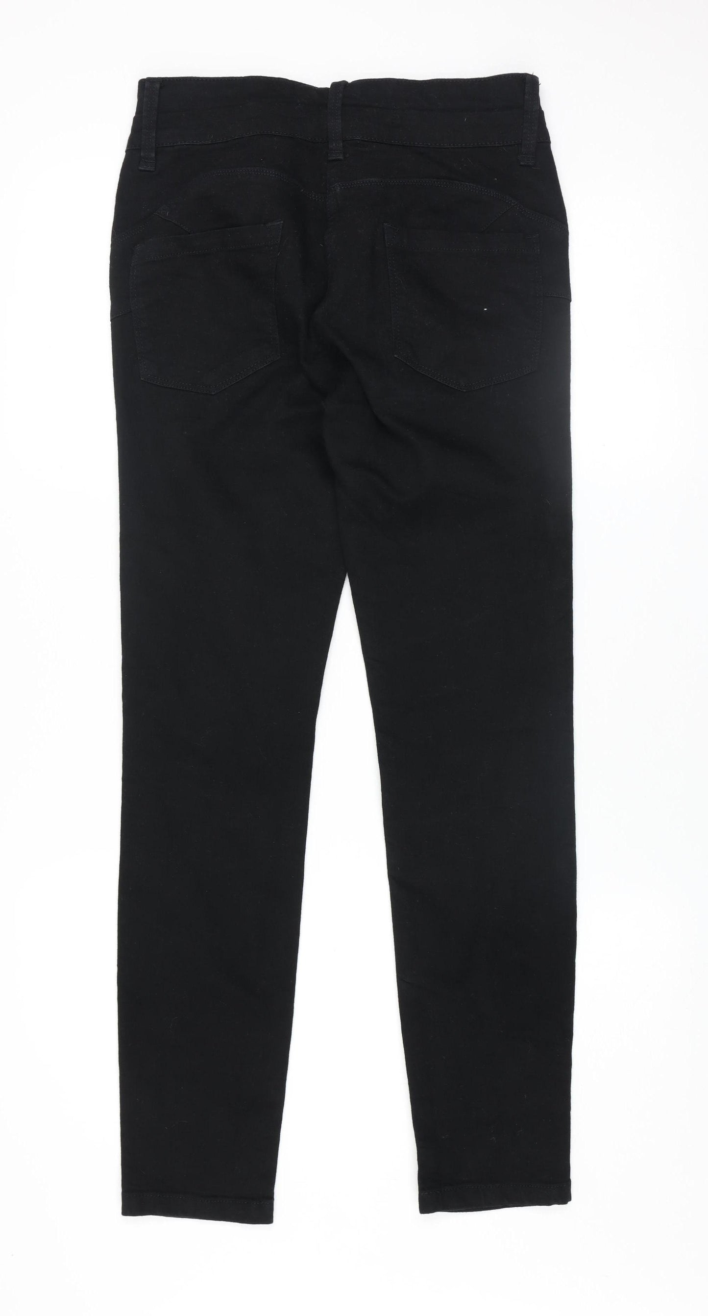 Next Women's Black Skinny Jeans Size 10 Regular Stretch Denim