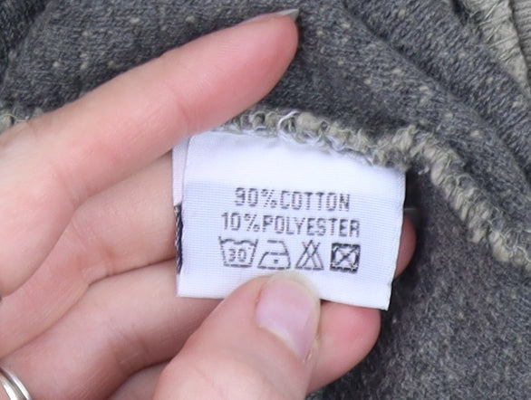 Weird Fish Men's Beige 1/4 Zip Knit Sweatshirt XL Regular Fit