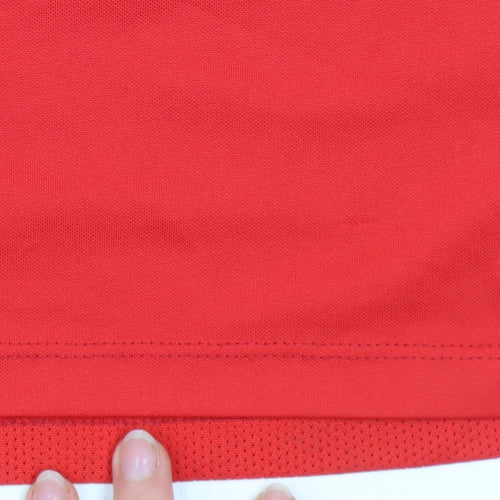 Nike Men's Red Dri-FIT Short Sleeve Athletic T-Shirt Size S