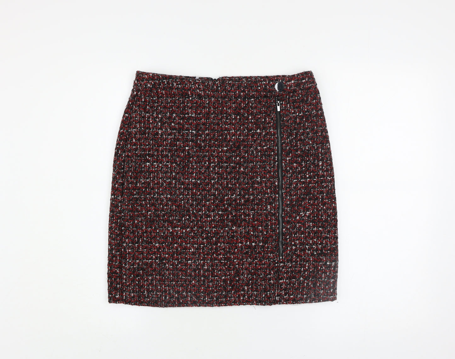 Dunnes Women’s Multicoloured Tweed Pencil Mini Skirt Size 10