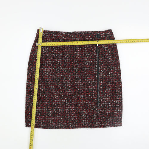 Dunnes Women’s Multicoloured Tweed Pencil Mini Skirt Size 10