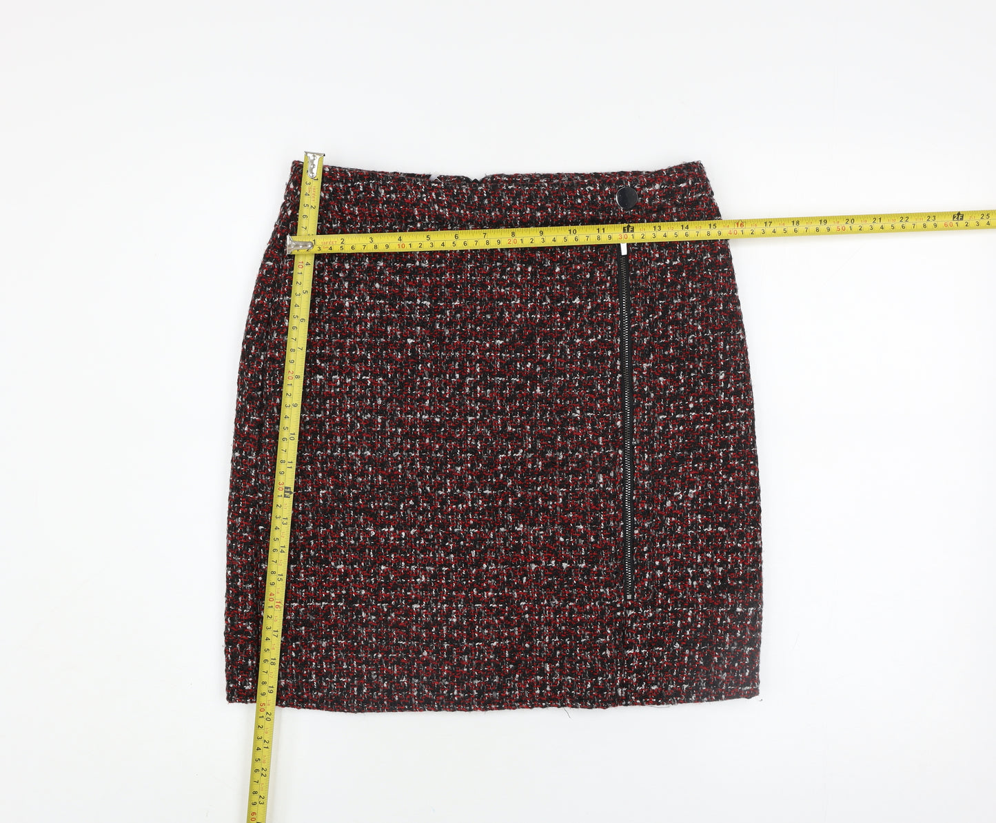 Dunnes Women’s Multicoloured Tweed Pencil Mini Skirt Size 10