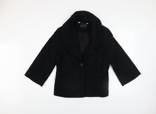 Marks and Spencer Women’s Black Wool Blend Blazer Jacket Size 18