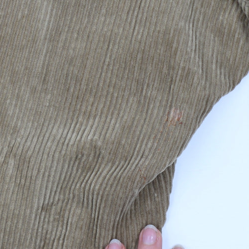 Hoggs of Fife Men's Beige Corduroy Trousers 40W 29L Cotton Regular Fit