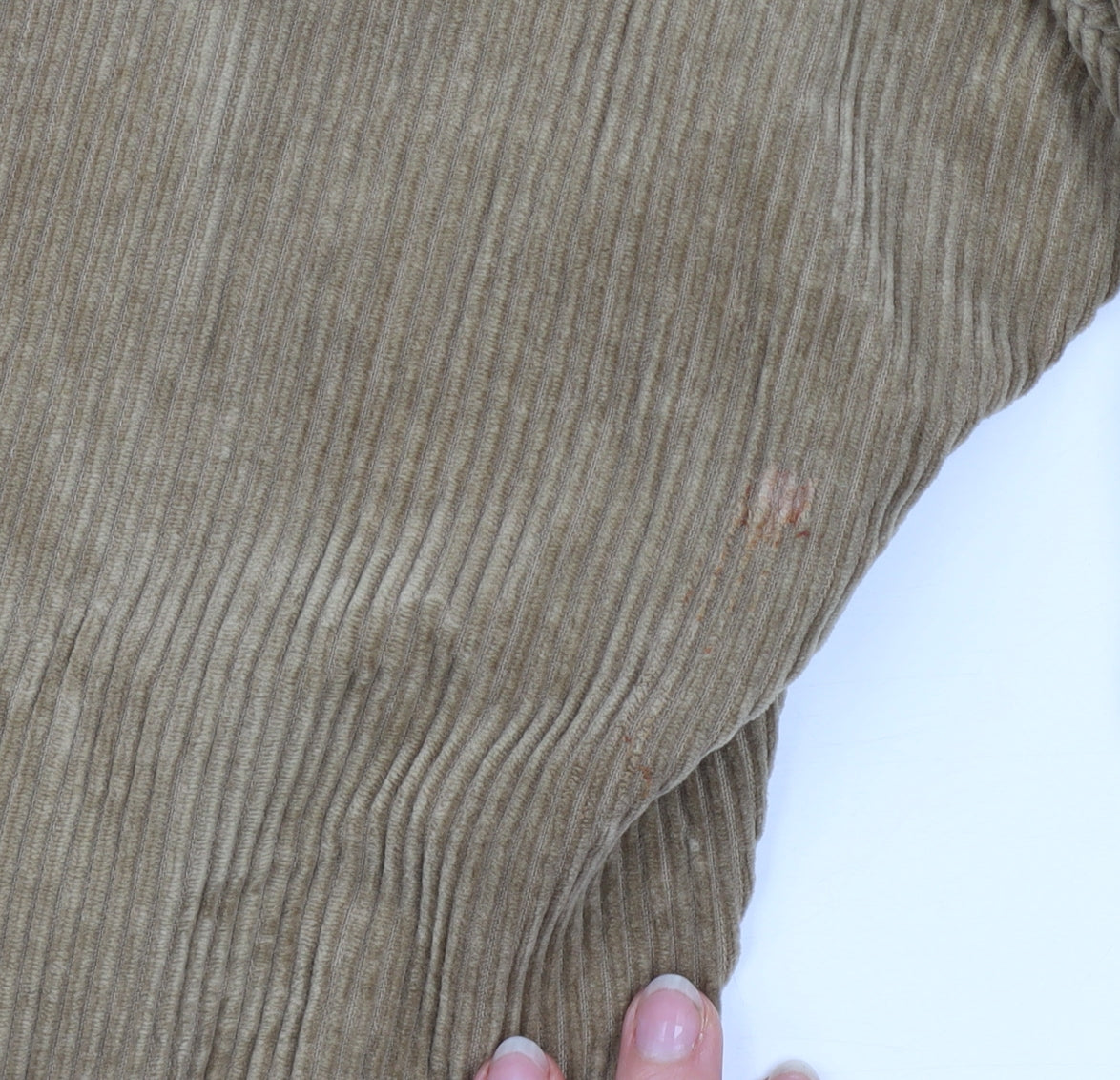 Hoggs of Fife Men's Beige Corduroy Trousers 40W 29L Cotton Regular Fit