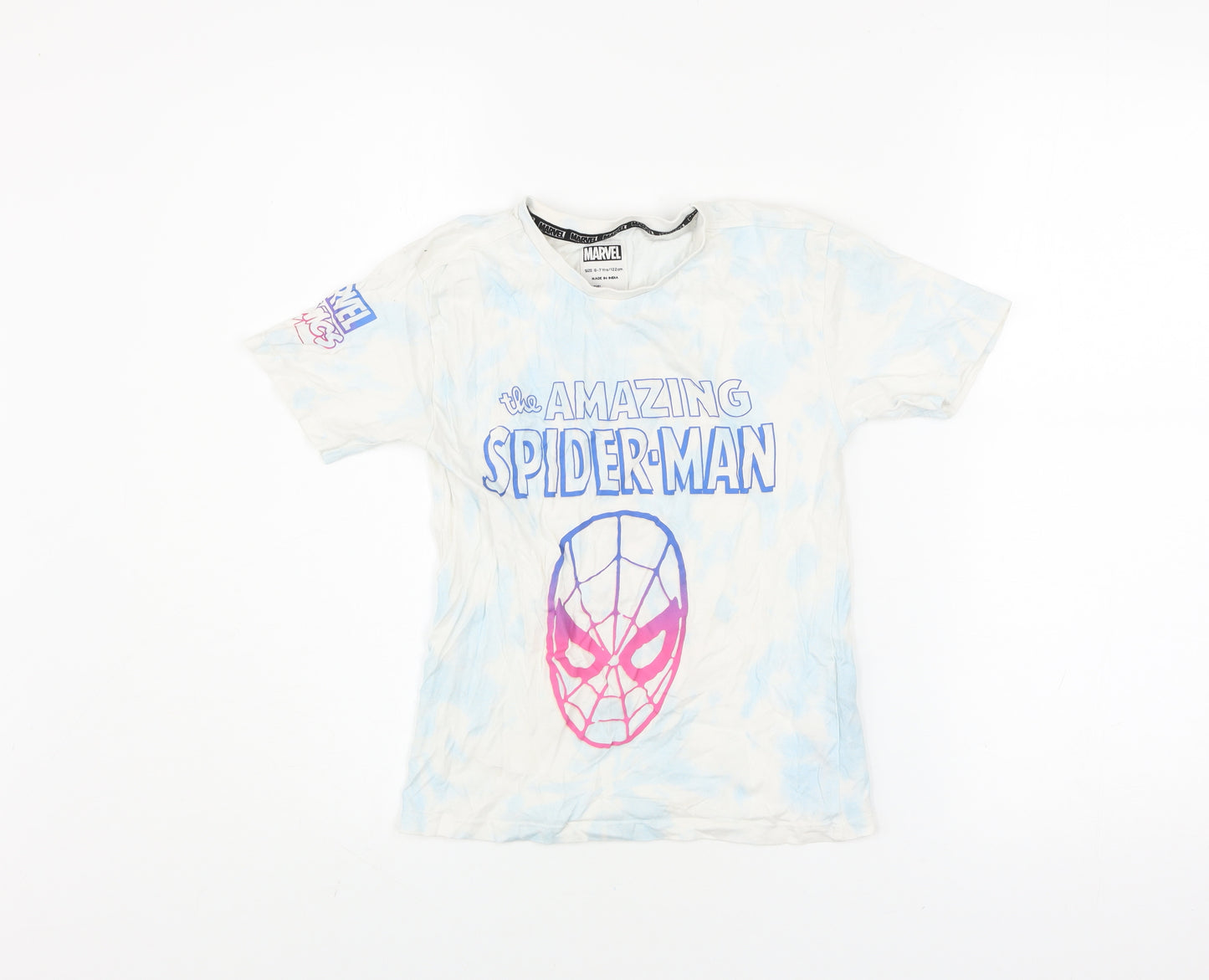 Marvel Boys Multicoloured 6-7 Years Spider-Man Graphic T-Shirt