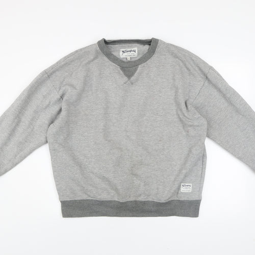 The Stronghold Men's Grey Pullover Sweatshirt L Regular Fit