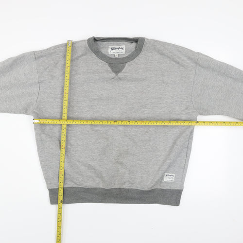 The Stronghold Men's Grey Pullover Sweatshirt L Regular Fit