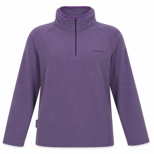 Mountain Warehouse Womens Purple 1/2 Zip Fleece Sweatshirt UK14