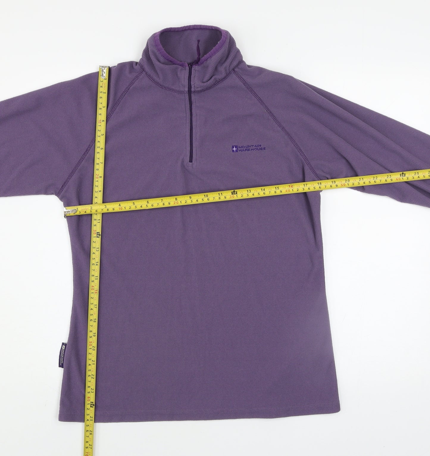 Mountain Warehouse Womens Purple 1/2 Zip Fleece Sweatshirt UK14