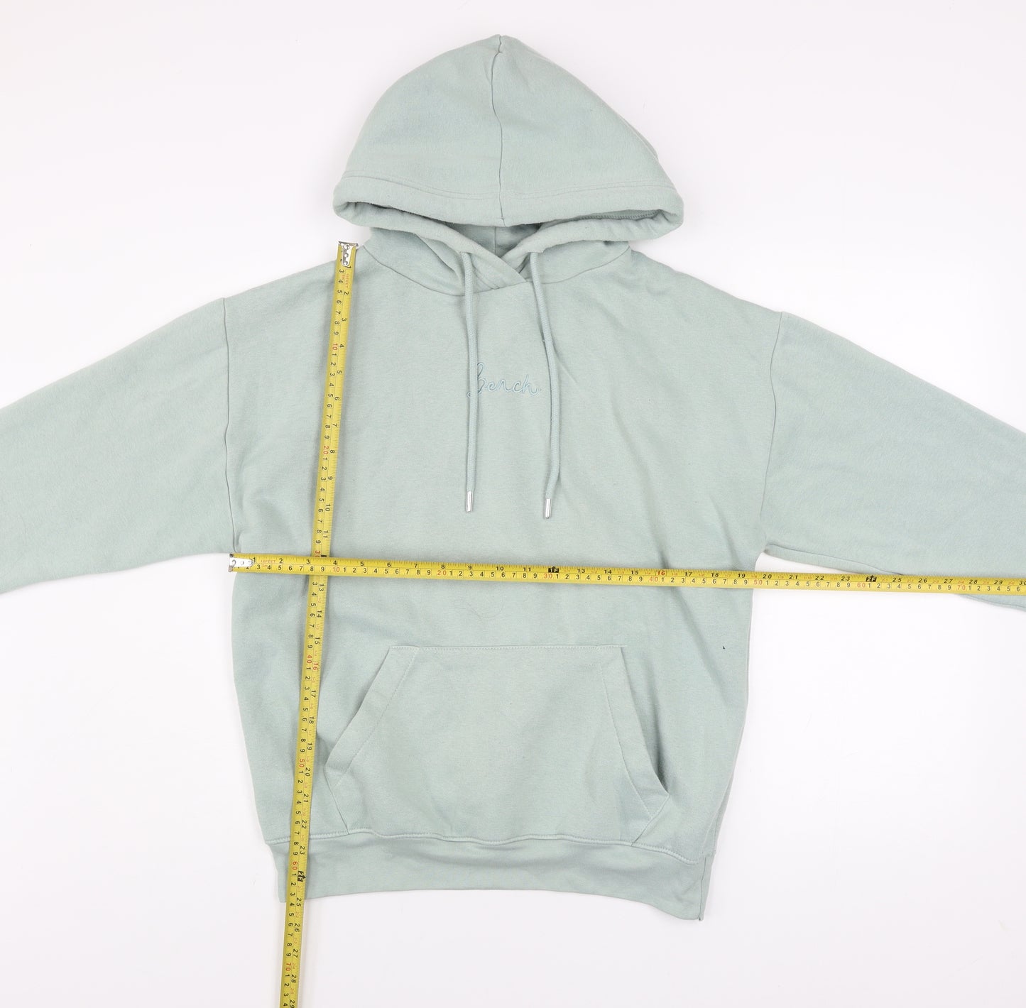 Bench Women’s Green Pullover Hoodie Size 10 Cotton Blend