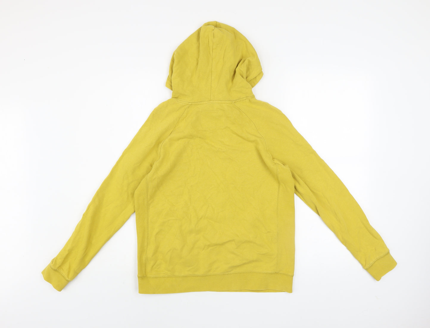 Boden Boys Yellow Pullover Hoodie 11-12 Years Cotton Long Sleeve
