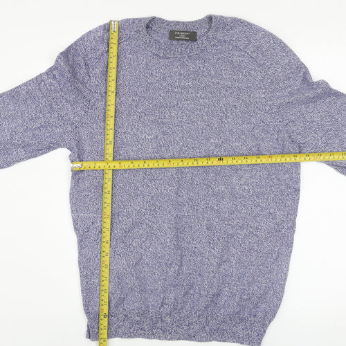 Primark Men’s Blue Cotton Crew Neck Jumper Size L