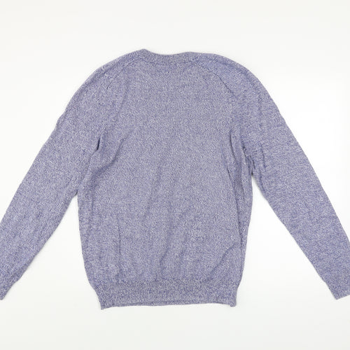 Primark Men’s Blue Cotton Crew Neck Jumper Size L