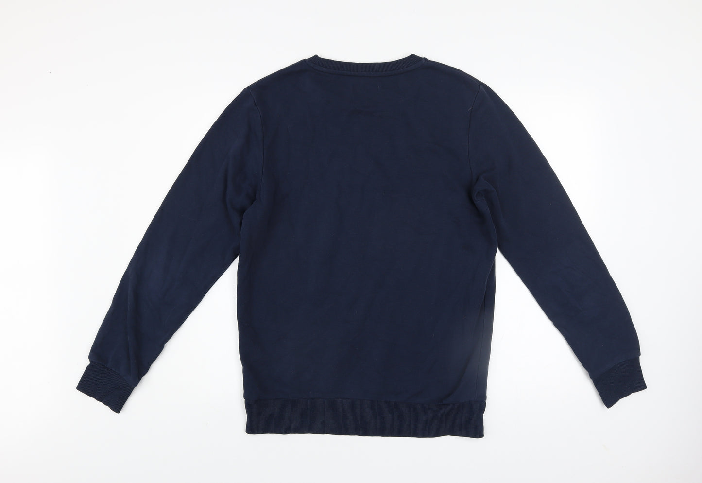 Jack & Jones Men's Blue Logo Pullover Sweatshirt Size S